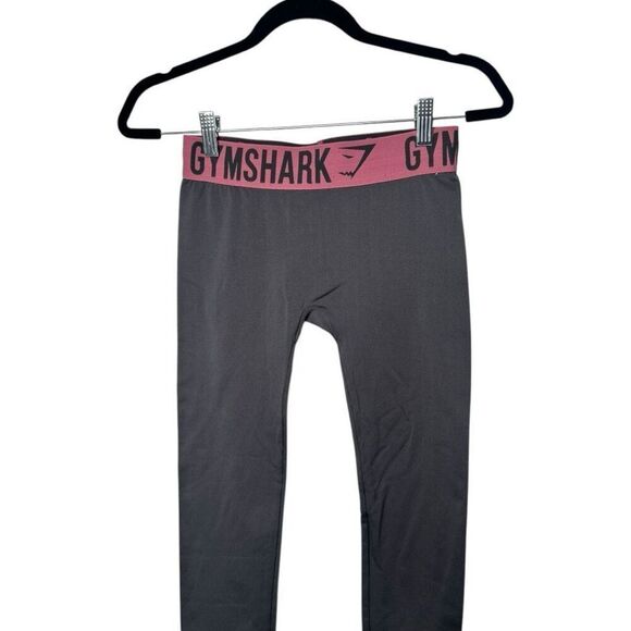 GymShark Charcoal Gray Leggings Size XS Athletic Athleisure Yoga Compression - Picture 2 of 7